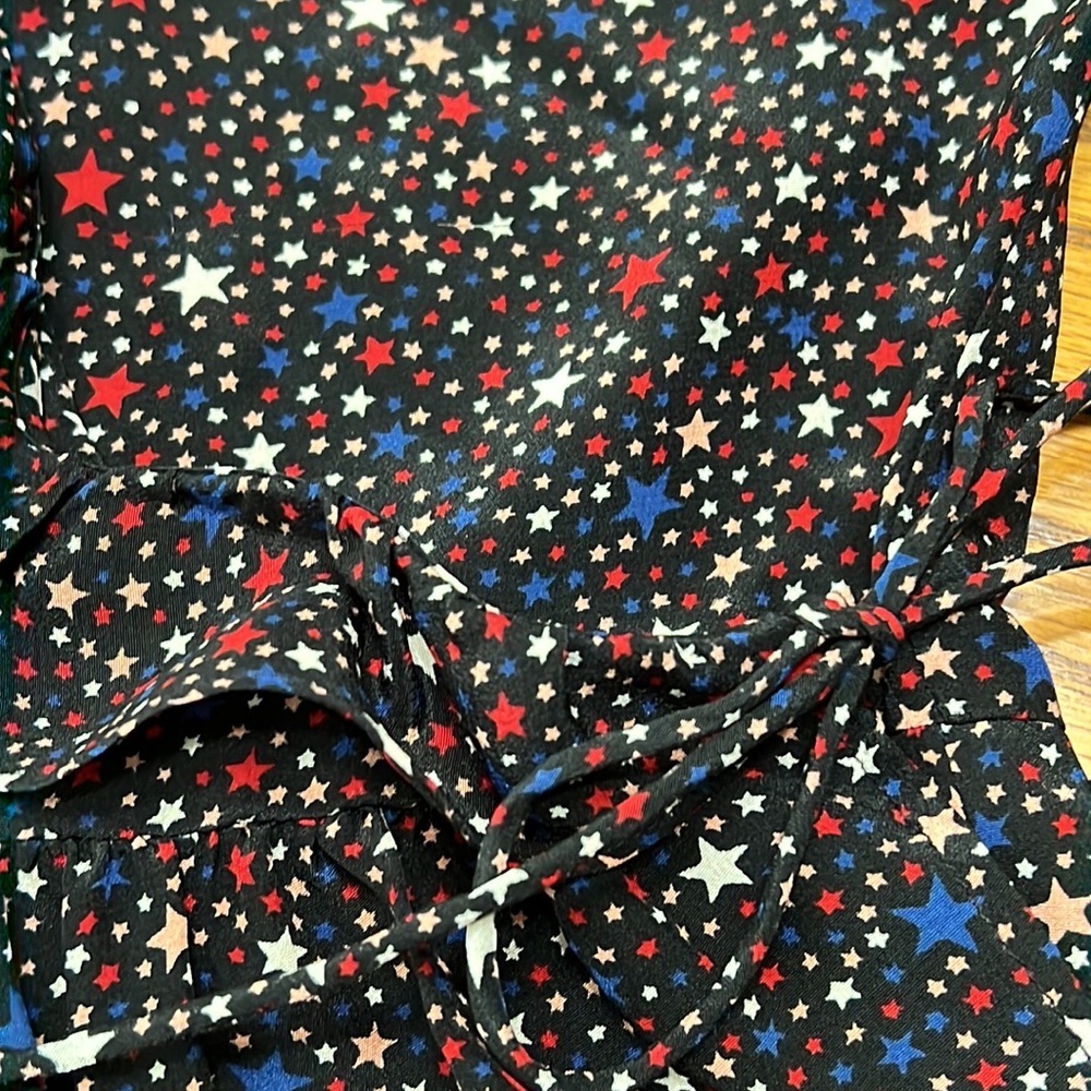 MADEWELL STARRY NIGHT SILK RUFFLE
HEM WRAP - Picture 14 of 16
